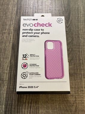 tech21 evo check Pink Non-Slip iPhone Case